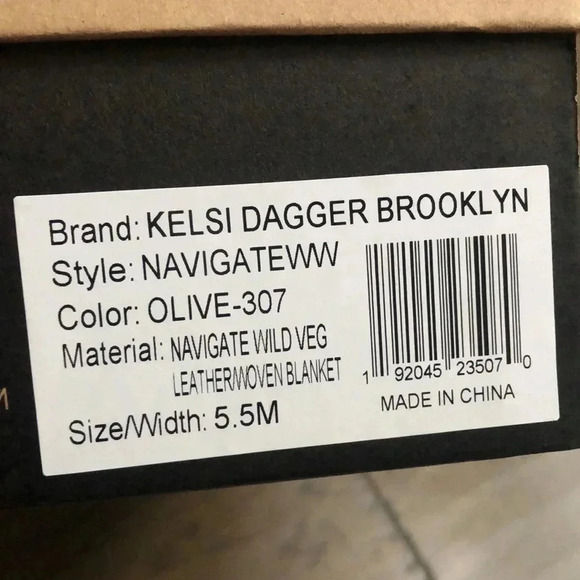 Kelsi Dagger Brooklyn “Navigate” olive boots 5.5 New in box - Picture 3 of 9